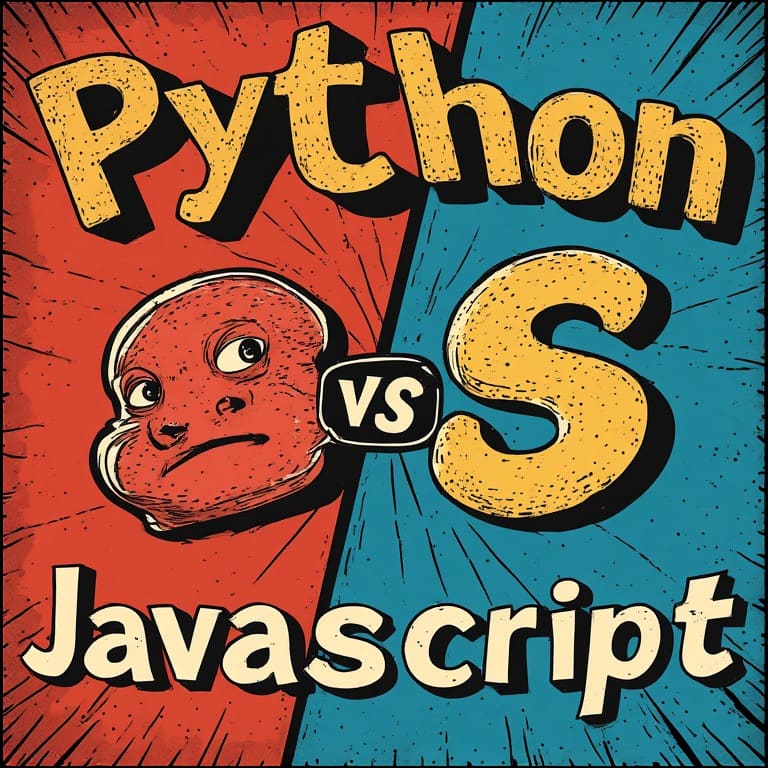 Image of Javascript vs Python